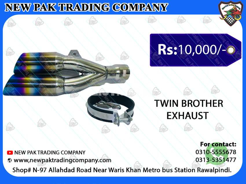 TWIN BROTHER EXHAUST