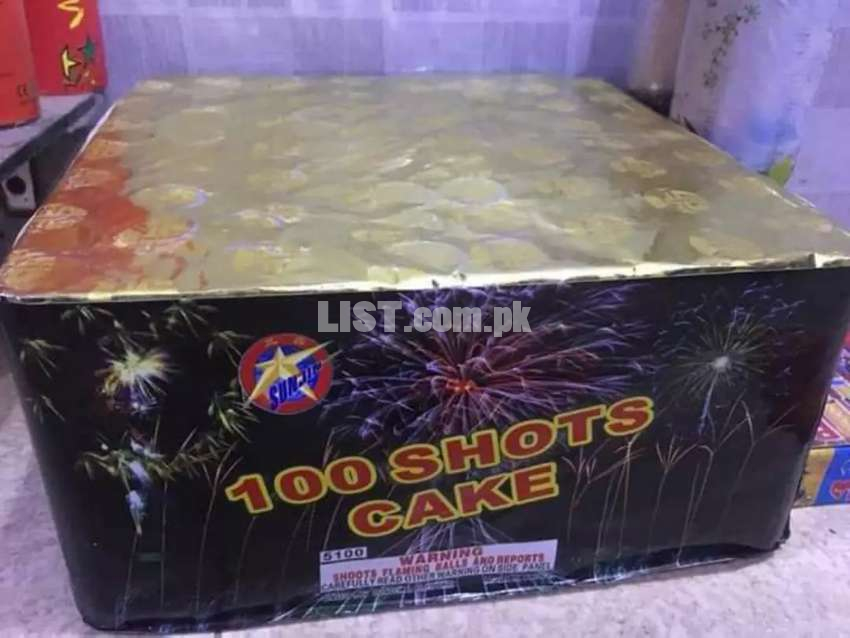 Cake boxes of every size fireworks atish baazi