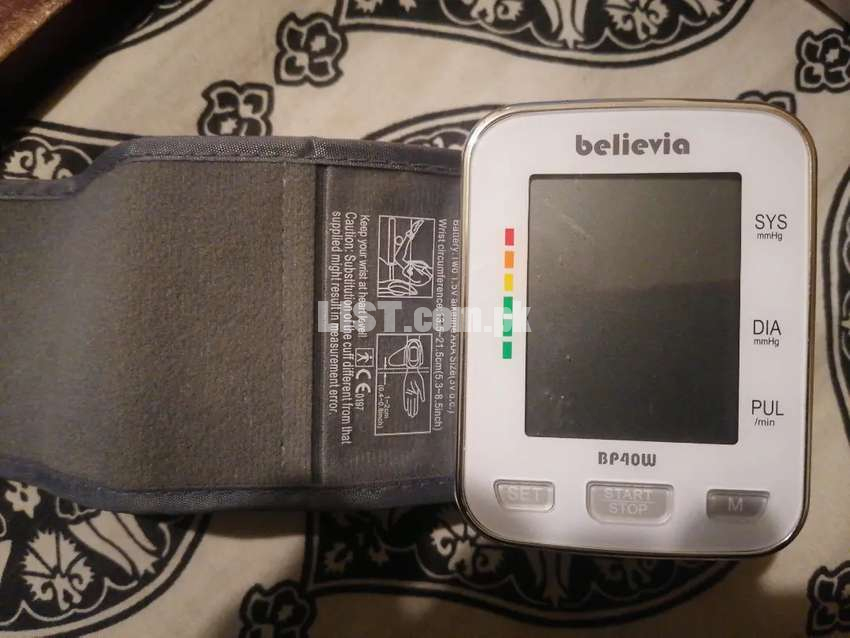 Believia blood pressure monitor nice condition paisy kam ho jaye ge.