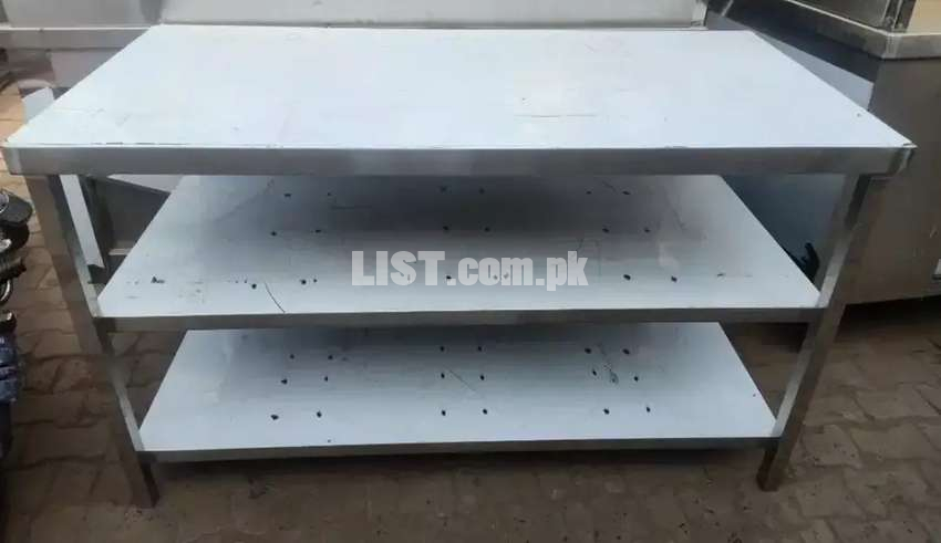 Working cutting dressing table non magnet ss