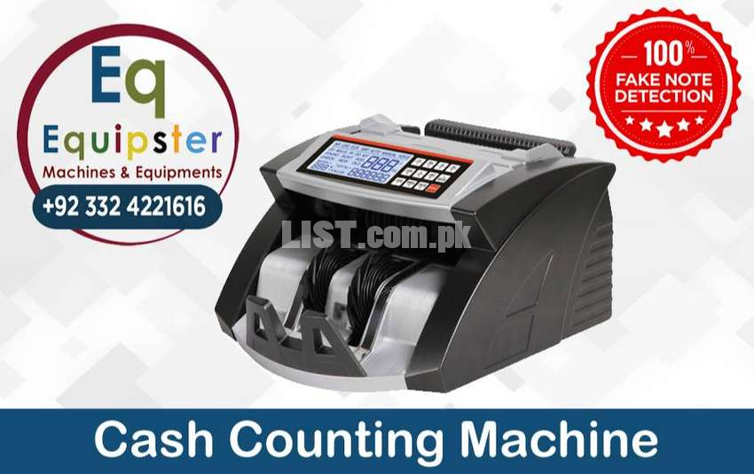 EQ Cash Counters in Pakistan -  Note Checking Machine -Fake Note Check