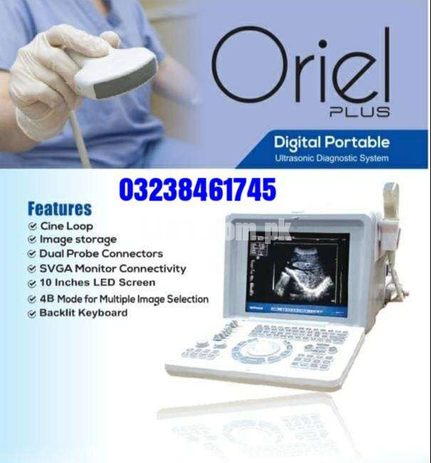 Brand new China Oriel Plus Ultrasound machine with 1 year warranty