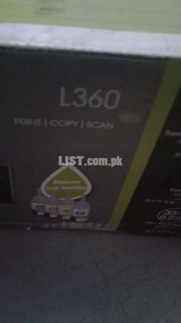 Epson L360 inkjet all in one printer