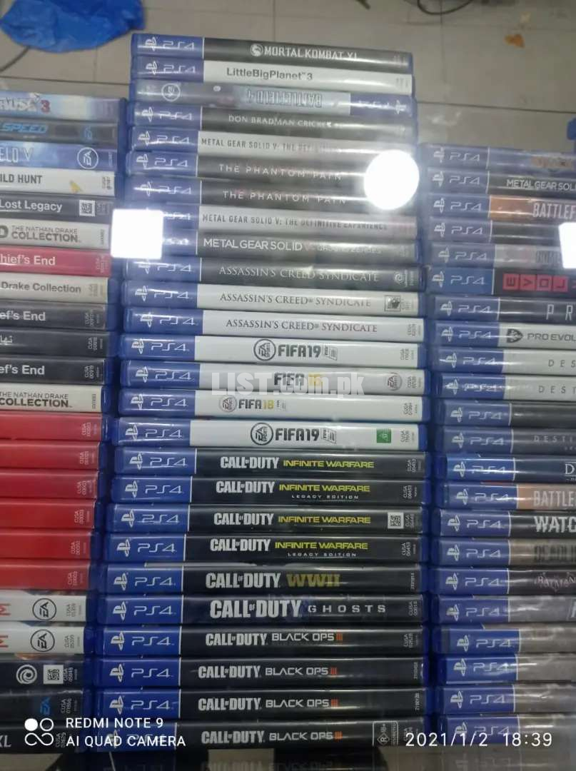 PS4 USED GAMES AVAILABLE BEST PRICE ONLY CASH