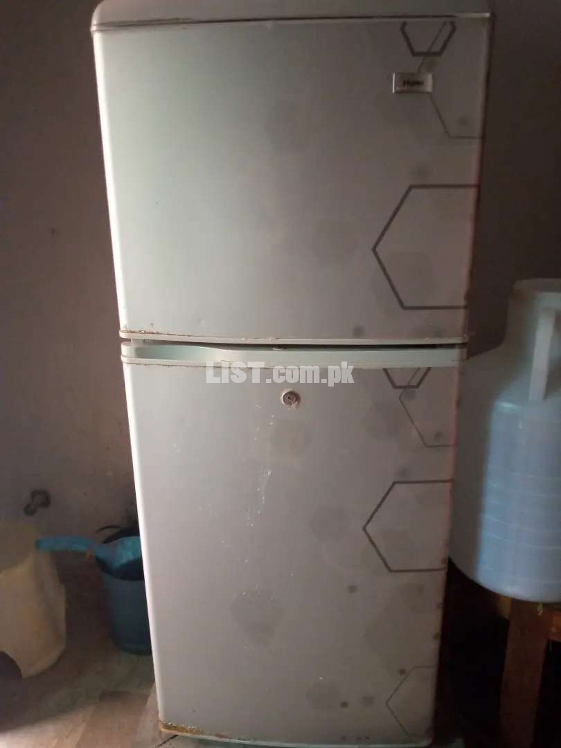 Middle size haier fridge