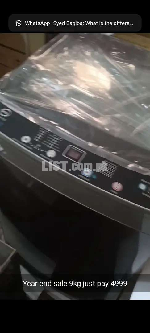 Fully Automatric washing machine on Installment (0 markup)