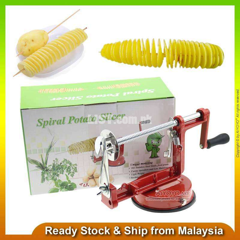 Manual Spiral Potato Slicer️ Twisted French Fry Easy Cutter