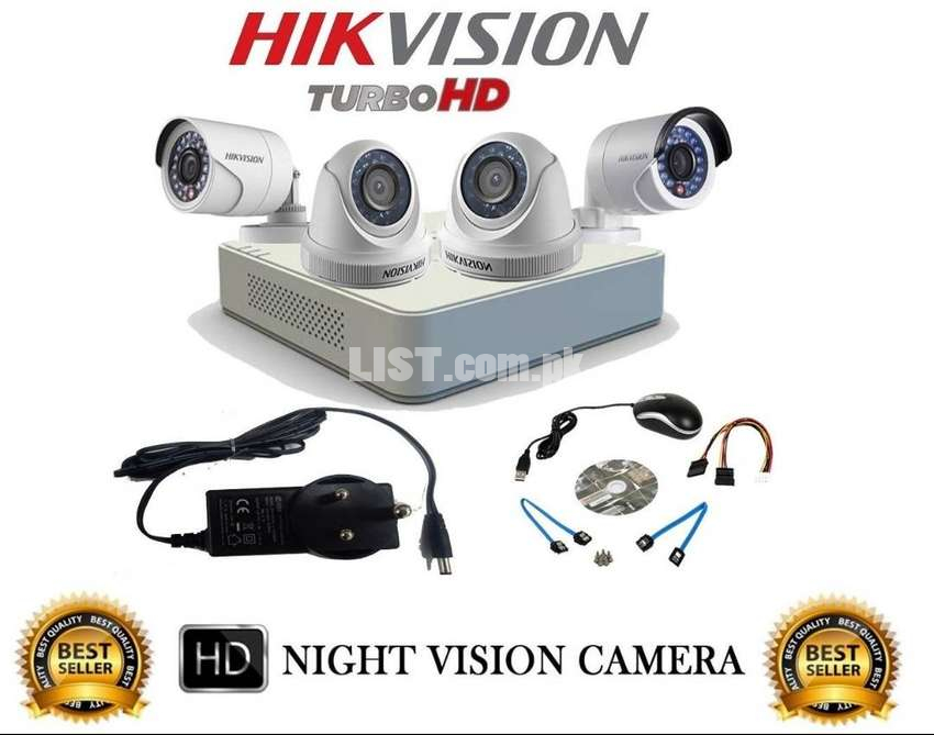 4 CCTV SECURITY CAMERAS WITH FREE INSTALLATION