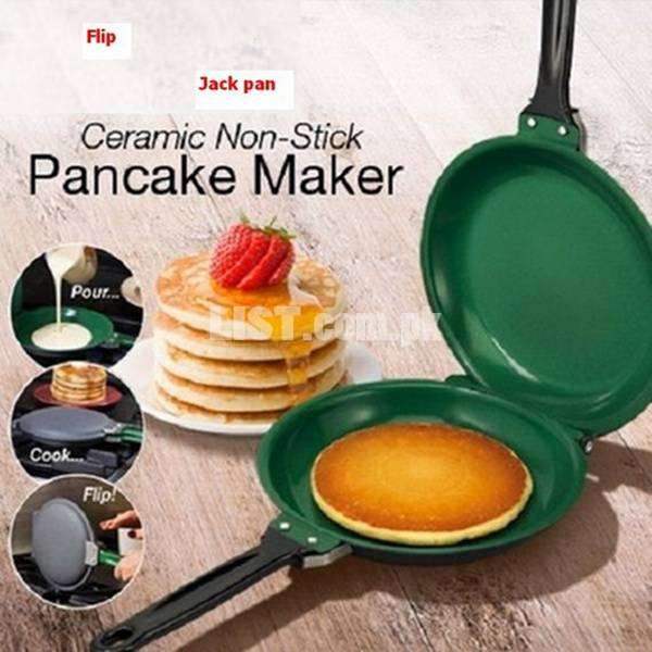 Generic Orgreenic Flip Jack Ceramic Nonstick Pancake Maker