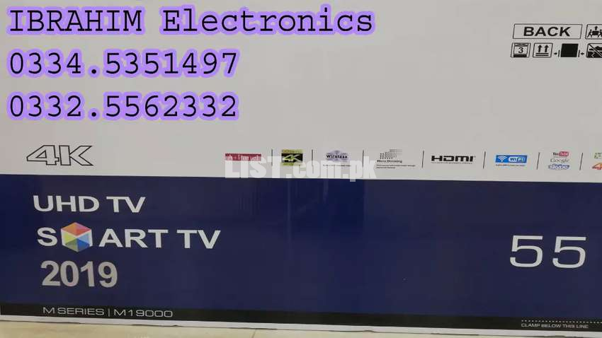 55 inch Discount rate Samsung Smart Wi-Fi Uhd LED With warranty