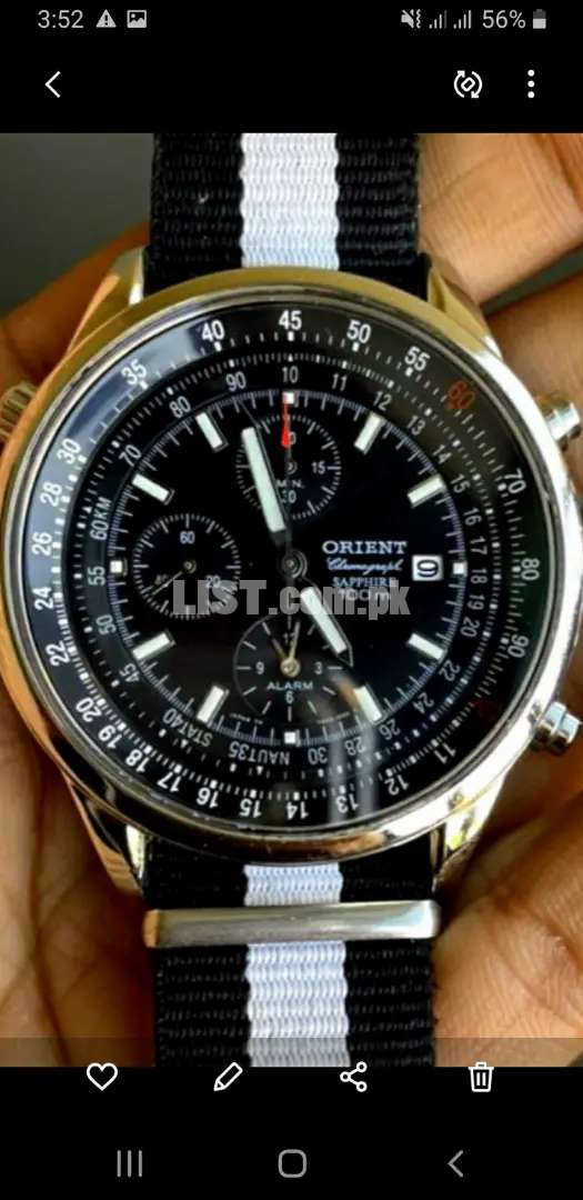 Orient chronograph