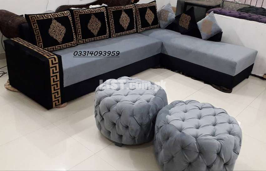 Best Feel L shape sofa set in cozy feel
