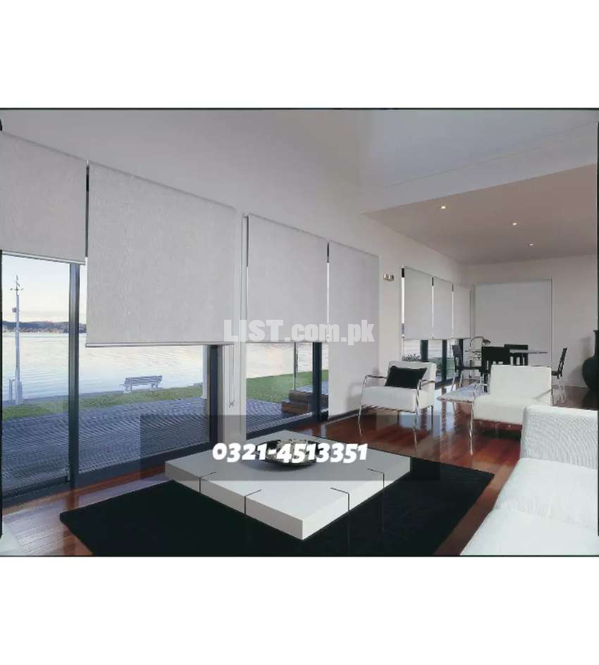 Roller Blinds & All type of window blinds available