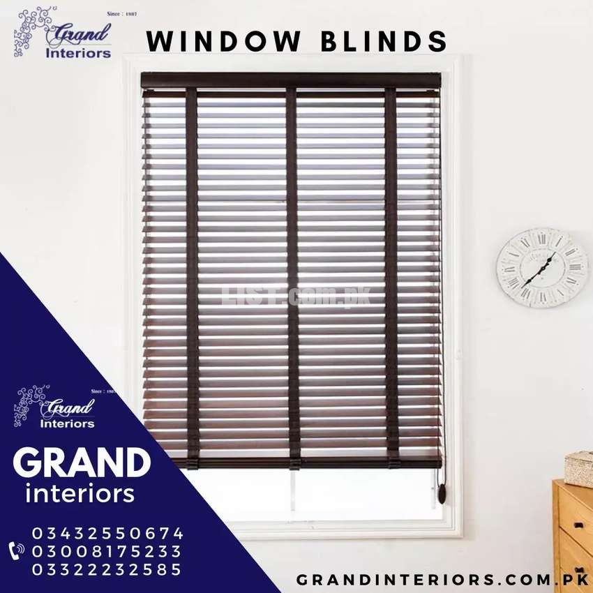 Best curtains and blinds shop in Karachi Grand interiors