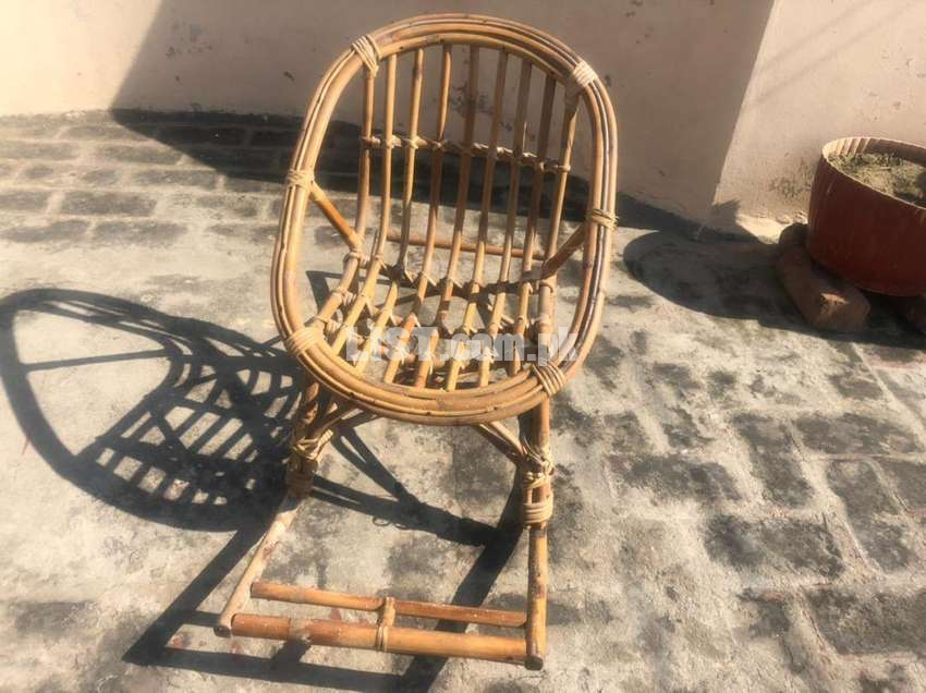 Cane baby chair