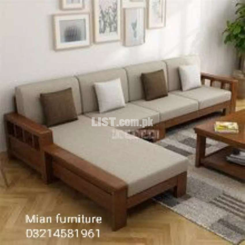 New arrival Solid wooden Corner without table