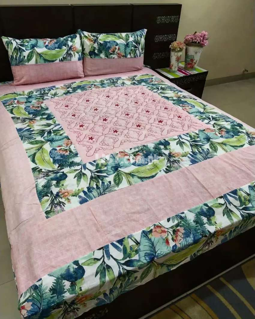 Bedsheets emb 3 pce