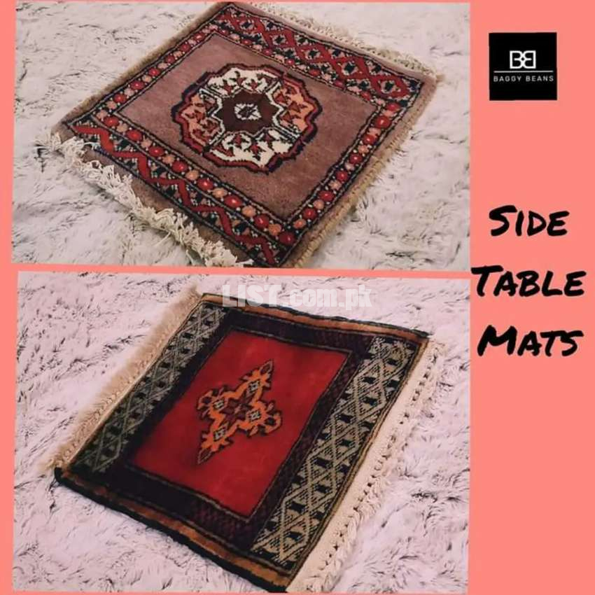 Side Table Mats by Baggy Beans