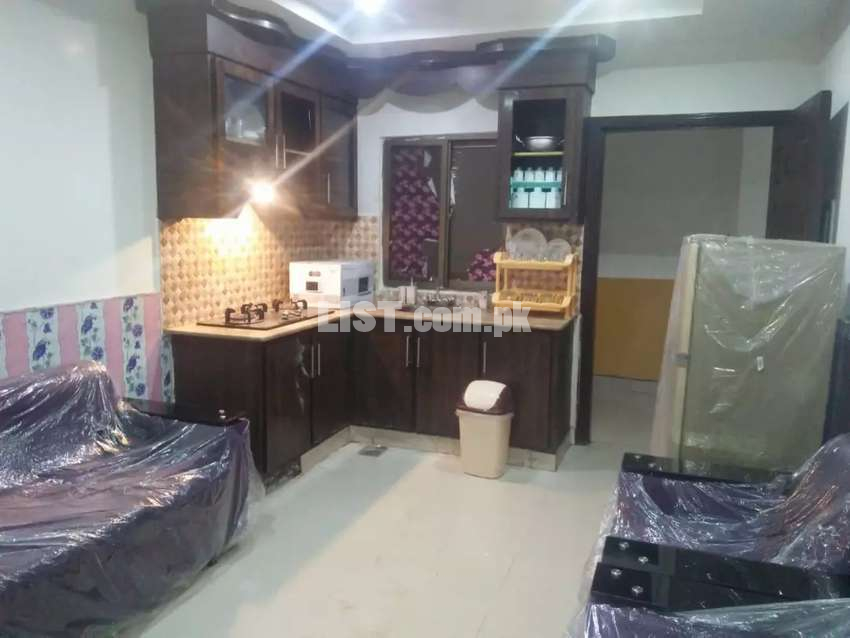 New furnished onebed apartment available for rent civic center bahria