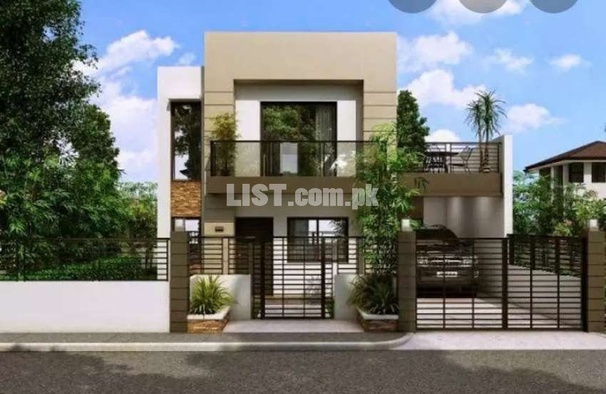 11 marla brand new corner house Eagle City Faisalabad road