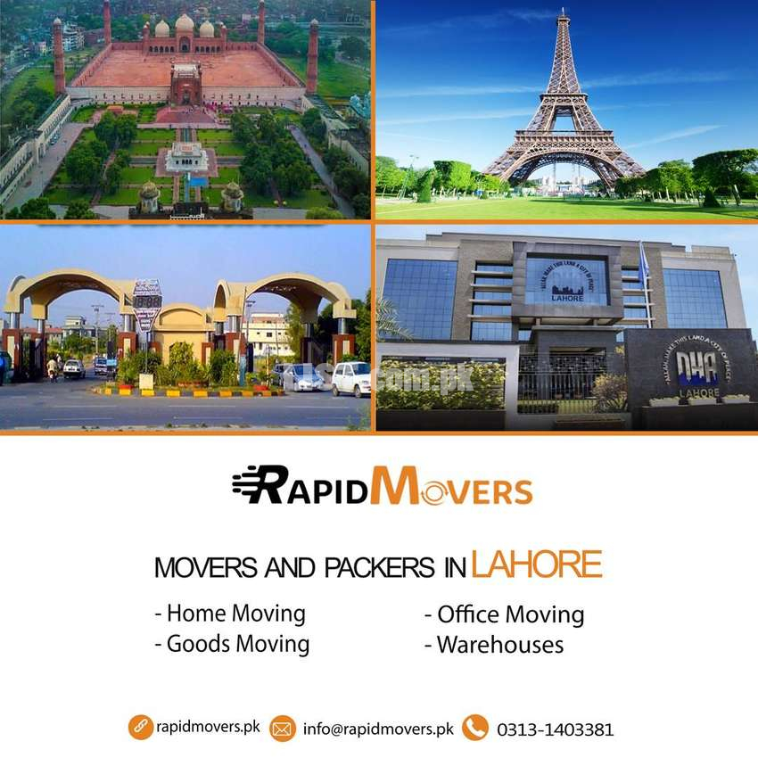Movers and Packers Lahore - Rapidmovers.pk