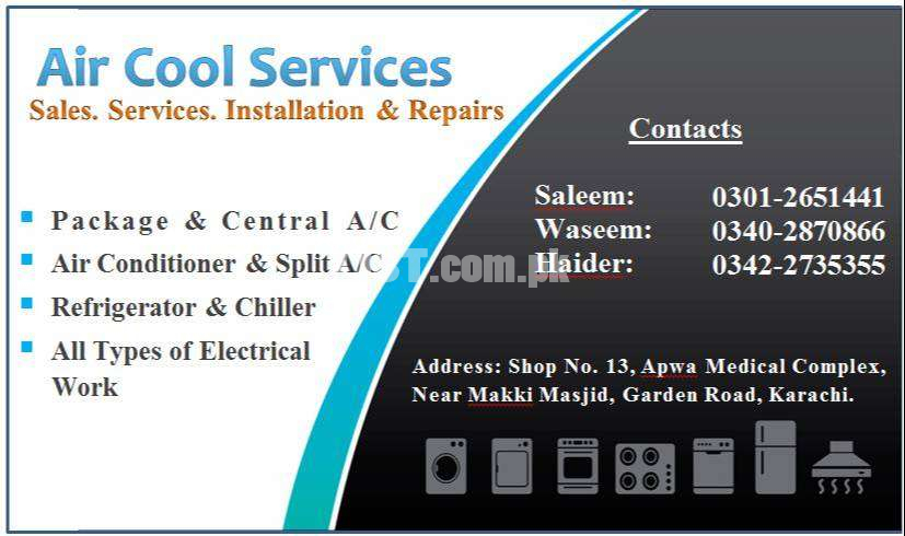 Services of Air-conditioner and Electrical Works