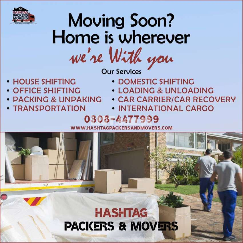 House Shifting/Home Relocation door to door in Lahore and Islamabad