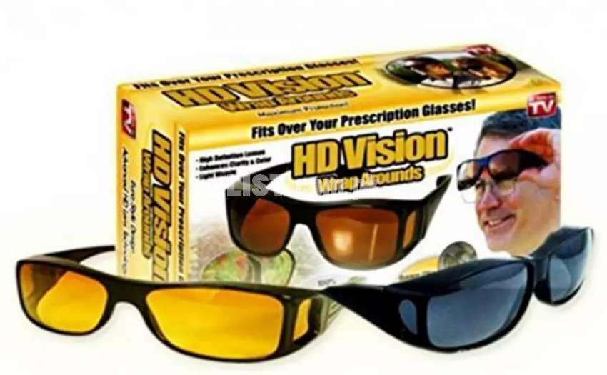 HD Vision  Day and Night  Driving  Glasses pack of 2