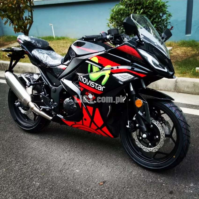 Kawasaki ninja new shape 2021 model by OW MOTORS in 250cc,300cc,400cc