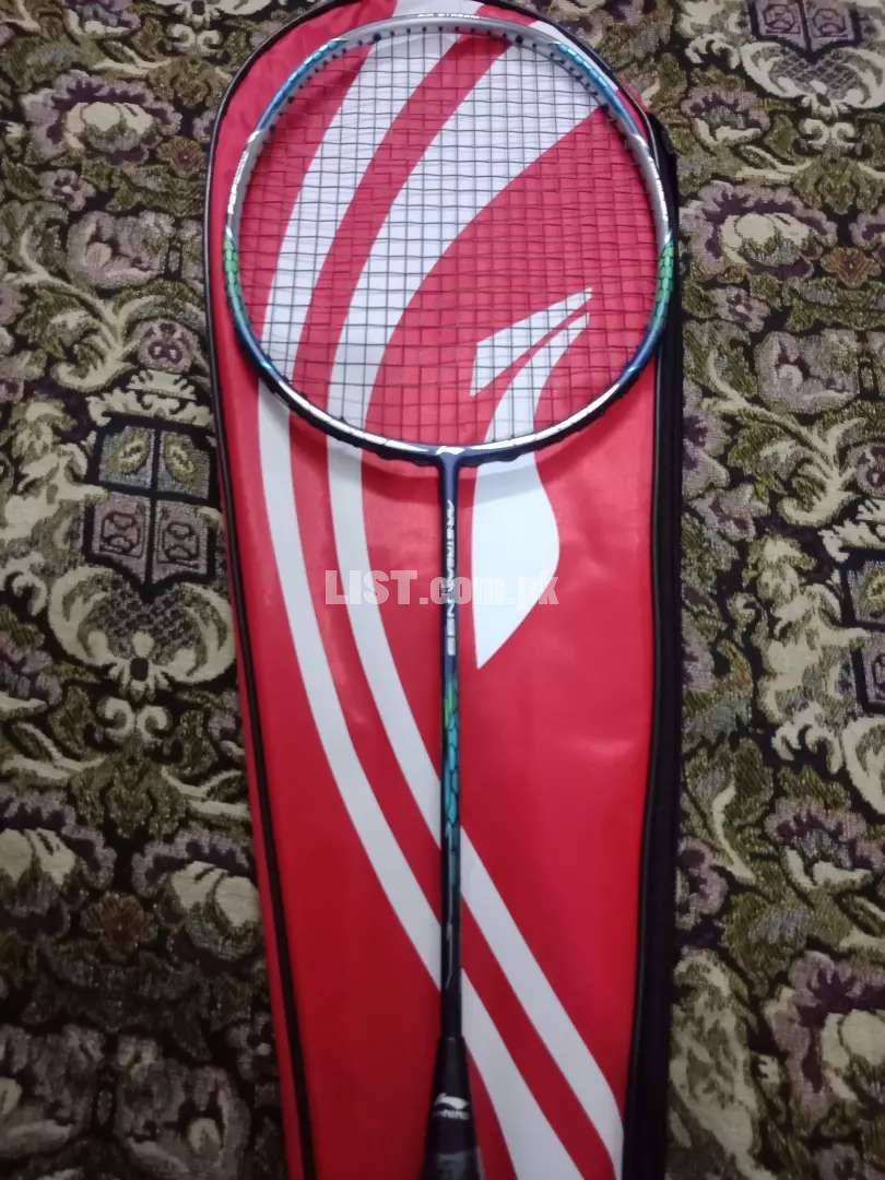 New Li-ning badminton Racket  with cover grip and strings