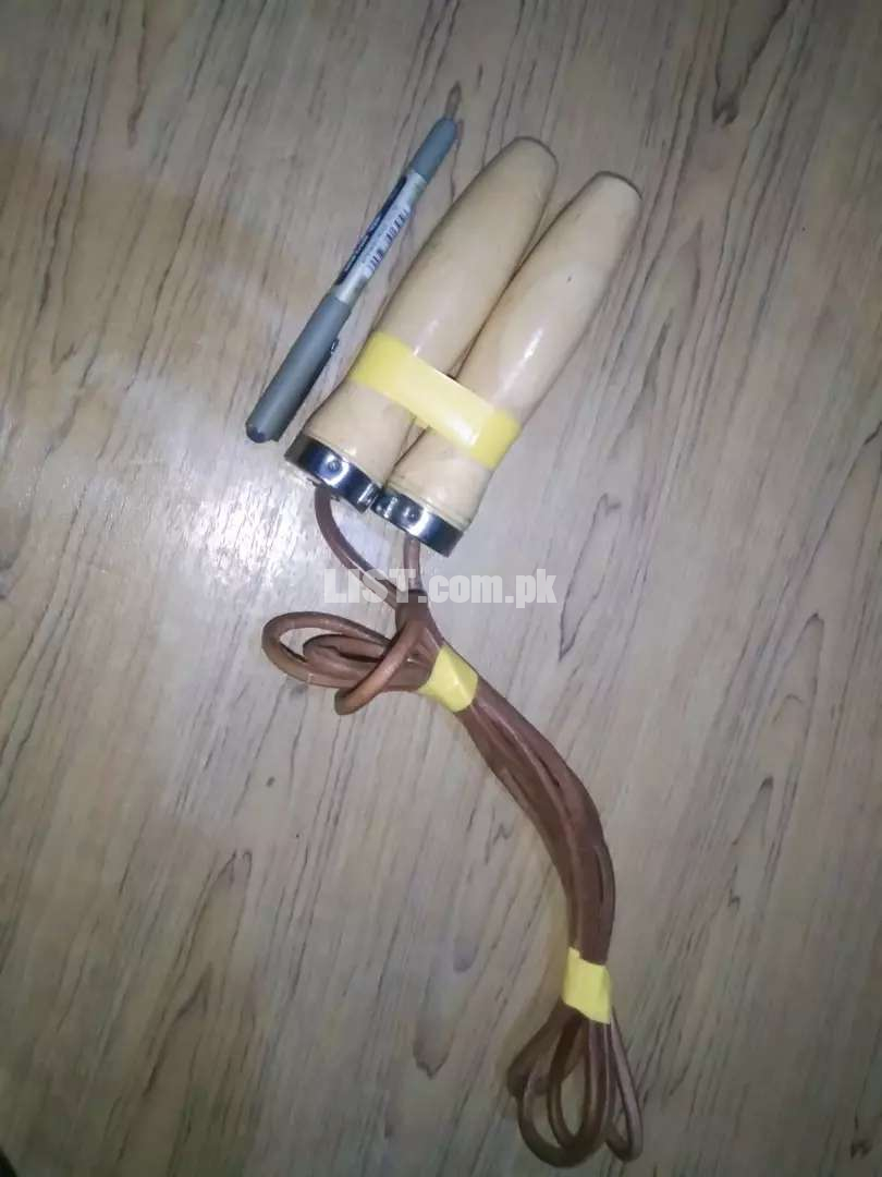 Cow Leather Skipping Rope, UK imported premium quality