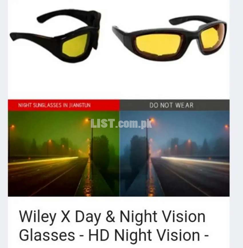 Glasses for driving at night