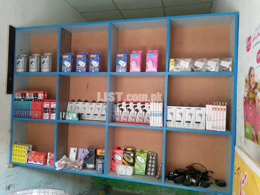 Shop counter 3×4 + rack 4×6 + new chair for sale