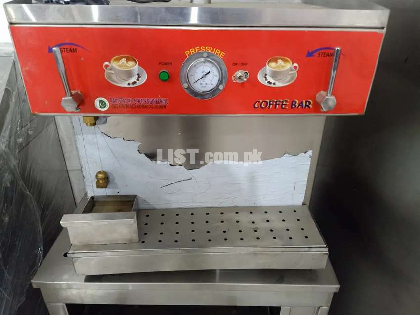 Local Coffee stemar only gas stainless steel fastfood pizza oven