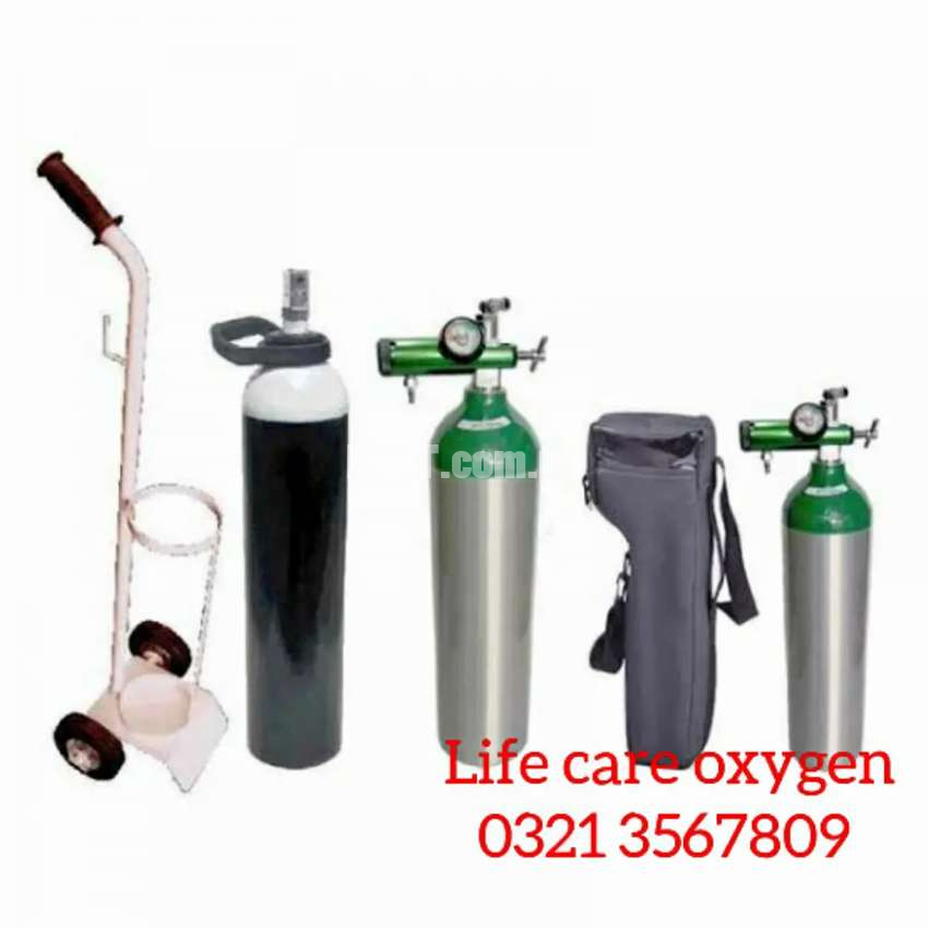 Oxygen cylinder Brand New o2 cylinder ON Rent available