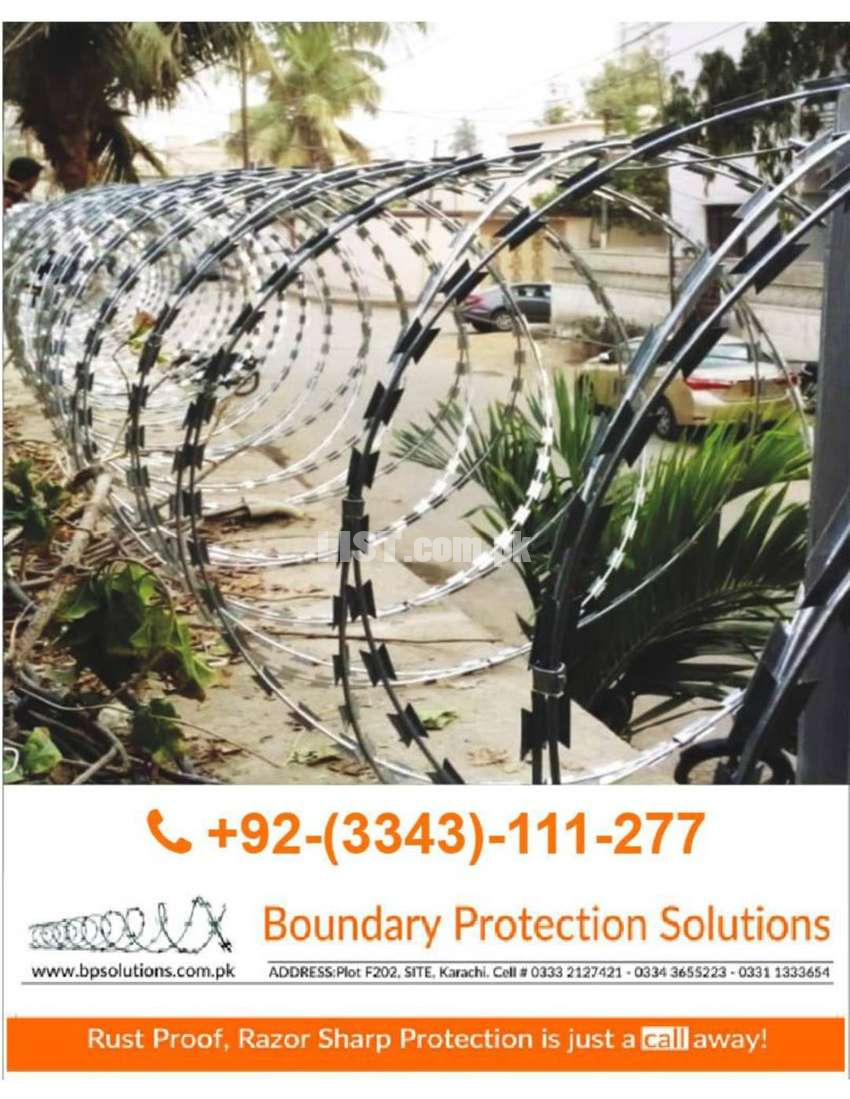 Razor Wire | Barbed Wire | Security Wire Pakistan Wire