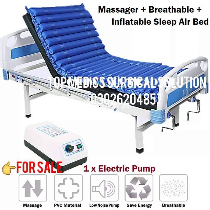 Ripple Mattress Air Mattress sheet, patient Bed manual & Electric Bed