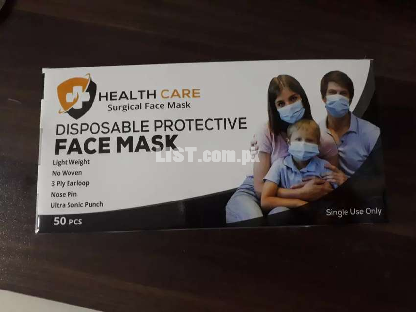 Surgical mask available in all colours