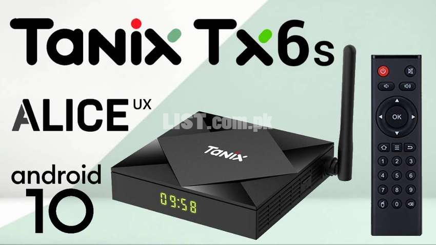 TANIX TX6S Sab Ka Baap Android 10 4gb Ram/32gb Rom 5G android tv box