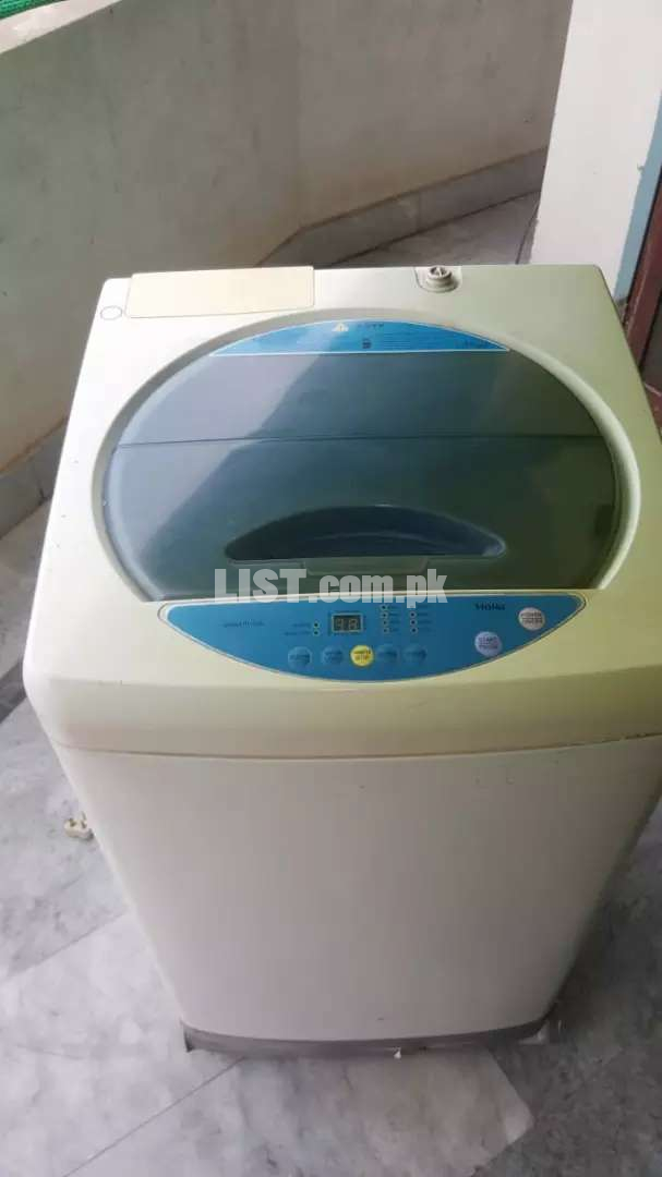 Haier fully automatic good running condition urgent sale