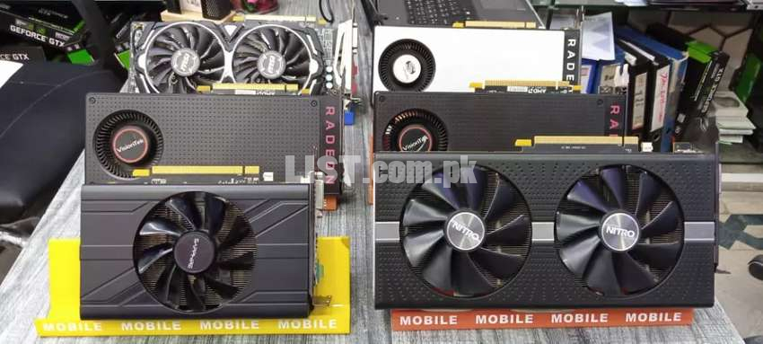 Graphic cards Available 4Gb Rx 580, Rx 570, Rx 480, Rx 470
