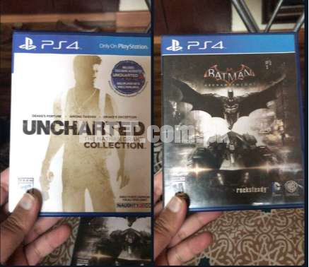 Uncharted Collection and Batman Arkham Night Bundle (PS4 Version)