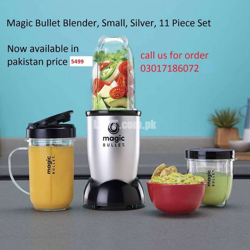 now available magic bullet blender silver