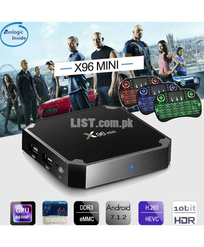 X96 Mini ANDROID TV BOX Android 7.1 Smart Tv box MX OTT with 4K HD
