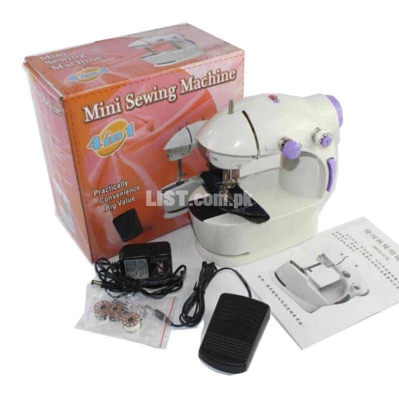 4 In 1 Portable Mini Sewing Machine With Pedal