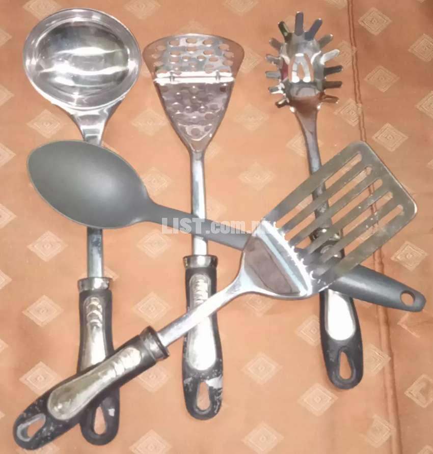5 Cooking spoon set for multi purpose