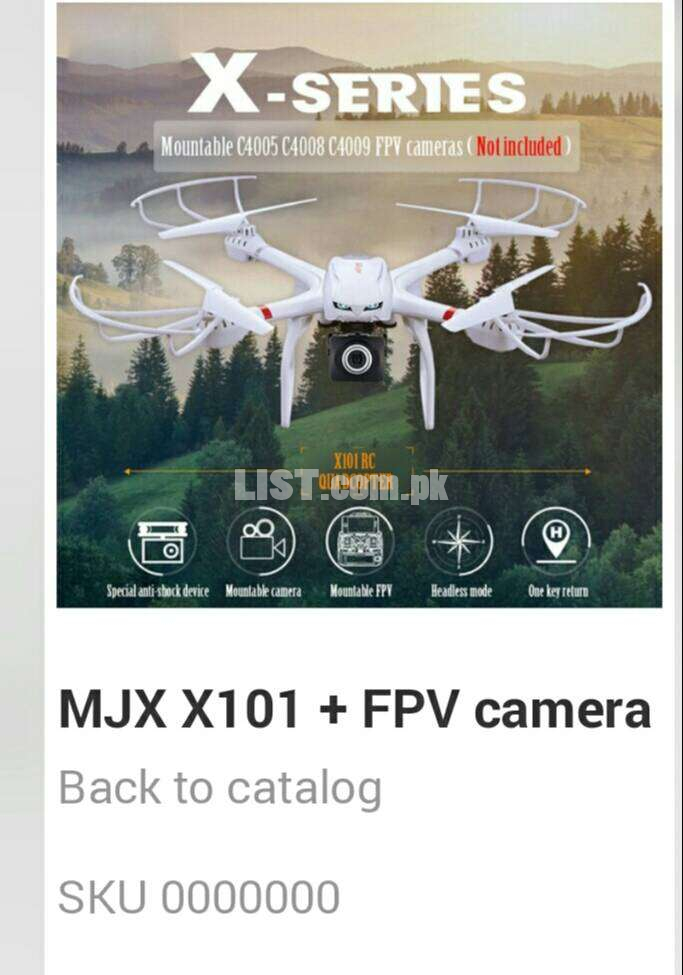 MJX X101 RC Quadcopter With Gimbal 2.4 Ghz 6-Axis Rc Helicopter Drone