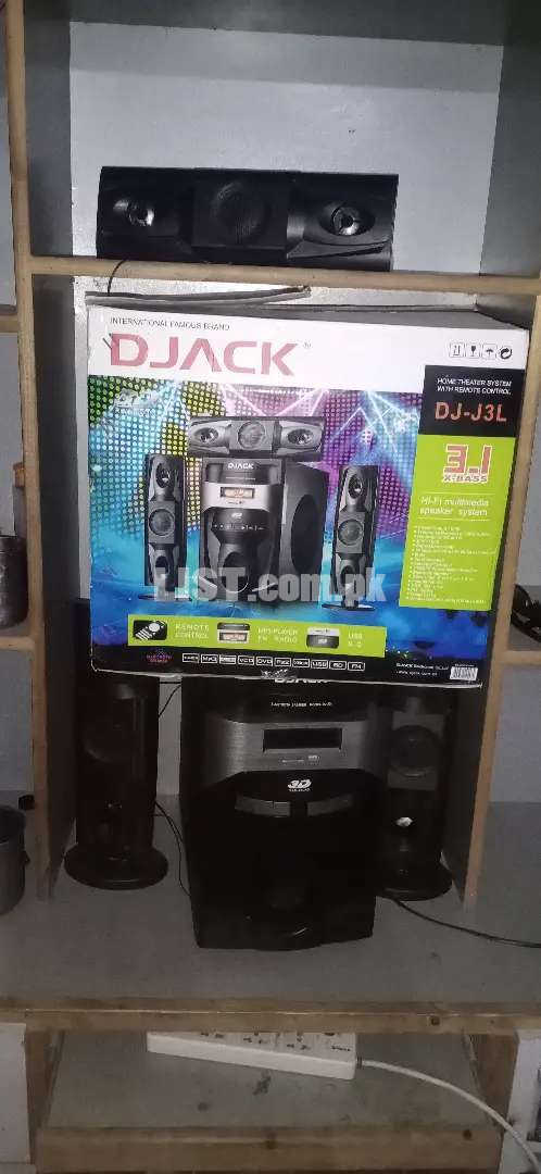 Djack Speaker... 3.1 x-bass Dj_j3L 10/10 condition