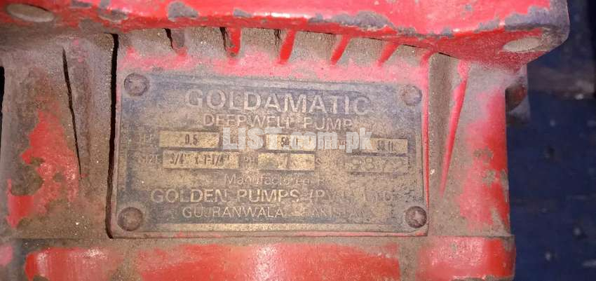 Golden water pump original
