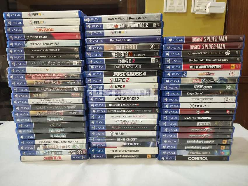Ps4 games available